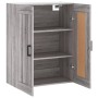 Armario de pared madera ingeniería gris Sonoma 69,5x34x90 cm de , Aparadores - Ref: Foro24-830386, Precio: 72,76 €, Descuento: %