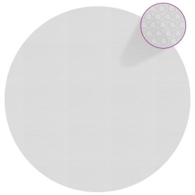 Cubierta solar de piscina de PE flotante gris 549 cm de , Cubiertas para piscina - Ref: Foro24-93004, Precio: 96,70 €, Descue...