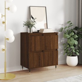 Aparador madera contrachapada marrón roble 60x35x70 cm de , Aparadores - Ref: Foro24-831211, Precio: 75,48 €, Descuento: %