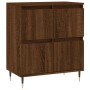Aparador madera contrachapada marrón roble 60x35x70 cm de , Aparadores - Ref: Foro24-831211, Precio: 75,48 €, Descuento: %
