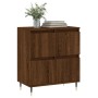 Aparador madera contrachapada marrón roble 60x35x70 cm de , Aparadores - Ref: Foro24-831211, Precio: 75,48 €, Descuento: %
