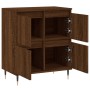 Aparador madera contrachapada marrón roble 60x35x70 cm de , Aparadores - Ref: Foro24-831211, Precio: 75,48 €, Descuento: %