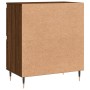 Aparador madera contrachapada marrón roble 60x35x70 cm de , Aparadores - Ref: Foro24-831211, Precio: 75,48 €, Descuento: %