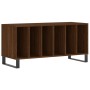 Mueble discos madera contrachapada roble marrón 100x38x48 cm de , Almacenamiento para CD y DVD - Ref: Foro24-831763, Precio: ...