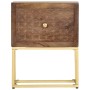 Mesita de noche de madera maciza de mango 40x30x50 cm de , Mesitas de noche - Ref: Foro24-286554, Precio: 130,53 €, Descuento: %