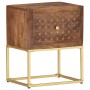 Mesita de noche de madera maciza de mango 40x30x50 cm de , Mesitas de noche - Ref: Foro24-286554, Precio: 130,53 €, Descuento: %