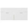 Set de muebles de baño madera ingeniería blanco y roble Sonoma de , Muebles de baño - Ref: Foro24-3071347, Precio: 345,33 €, ...