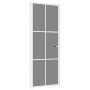 Puerta interior vidrio EGS y aluminio blanco 83x201,5 cm de , Puertas para el hogar - Ref: Foro24-350589, Precio: 215,33 €, D...