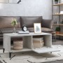 Mesa de centro madera contrachapada gris hormigón 90x50x40 cm de , Mesas de centro - Ref: Foro24-812667, Precio: 66,33 €, Des...