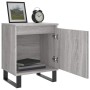 Mesita de noche madera de ingeniería gris Sonoma 40x30x50 cm de , Mesitas de noche - Ref: Foro24-826856, Precio: 41,71 €, Des...