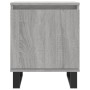 Mesita de noche madera de ingeniería gris Sonoma 40x30x50 cm de , Mesitas de noche - Ref: Foro24-826856, Precio: 41,71 €, Des...