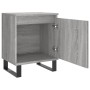 Mesita de noche madera de ingeniería gris Sonoma 40x30x50 cm de , Mesitas de noche - Ref: Foro24-826856, Precio: 41,71 €, Des...