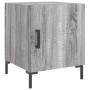 Mesita de noche madera de ingeniería gris Sonoma 40x40x50 cm de , Mesitas de noche - Ref: Foro24-827576, Precio: 34,88 €, Des...