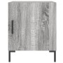 Mesita de noche madera de ingeniería gris Sonoma 40x40x50 cm de , Mesitas de noche - Ref: Foro24-827576, Precio: 34,88 €, Des...