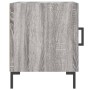 Mesita de noche madera de ingeniería gris Sonoma 40x40x50 cm de , Mesitas de noche - Ref: Foro24-827576, Precio: 34,88 €, Des...