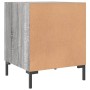 Mesita de noche madera de ingeniería gris Sonoma 40x40x50 cm de , Mesitas de noche - Ref: Foro24-827576, Precio: 34,88 €, Des...