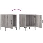Mesita de noche madera de ingeniería gris Sonoma 40x40x50 cm de , Mesitas de noche - Ref: Foro24-827576, Precio: 34,88 €, Des...