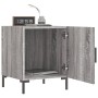 Mesita de noche madera de ingeniería gris Sonoma 40x40x50 cm de , Mesitas de noche - Ref: Foro24-827576, Precio: 34,88 €, Des...