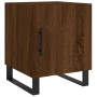 Mesita de noche madera de ingeniería marrón roble 40x40x50 cm de , Mesitas de noche - Ref: Foro24-827626, Precio: 32,80 €, De...
