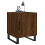 Mesita de noche madera de ingeniería marrón roble 40x40x50 cm de , Mesitas de noche - Ref: Foro24-827626, Precio: 32,80 €, De...