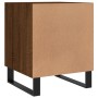 Mesita de noche madera de ingeniería marrón roble 40x40x50 cm de , Mesitas de noche - Ref: Foro24-827626, Precio: 32,80 €, De...