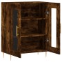Aparador de madera de ingeniería roble ahumado 69,5x34x90 cm de , Aparadores - Ref: Foro24-827777, Precio: 86,74 €, Descuento: %