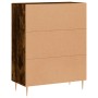 Aparador de madera de ingeniería roble ahumado 69,5x34x90 cm de , Aparadores - Ref: Foro24-827777, Precio: 86,74 €, Descuento: %