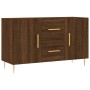 Aparador de madera de ingeniería roble marrón 100x36x60 cm de , Aparadores - Ref: Foro24-828163, Precio: 93,11 €, Descuento: %