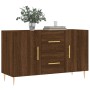 Aparador de madera de ingeniería roble marrón 100x36x60 cm de , Aparadores - Ref: Foro24-828163, Precio: 93,11 €, Descuento: %