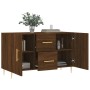 Aparador de madera de ingeniería roble marrón 100x36x60 cm de , Aparadores - Ref: Foro24-828163, Precio: 93,11 €, Descuento: %