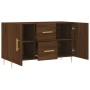 Aparador de madera de ingeniería roble marrón 100x36x60 cm de , Aparadores - Ref: Foro24-828163, Precio: 93,11 €, Descuento: %