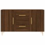 Aparador de madera de ingeniería roble marrón 100x36x60 cm de , Aparadores - Ref: Foro24-828163, Precio: 93,11 €, Descuento: %