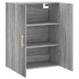 Armario de pared gris Sonoma 69,5x34x90 cm de , Aparadores - Ref: Foro24-828418, Precio: 80,89 €, Descuento: %