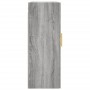 Armario de pared gris Sonoma 69,5x34x90 cm de , Aparadores - Ref: Foro24-828418, Precio: 80,89 €, Descuento: %