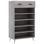 Zapatero madera de ingeniería gris Sonoma 60x35x105 cm de , Armarios y almacenamiento - Ref: Foro24-829586, Precio: 75,14 €, ...
