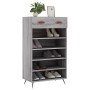 Zapatero madera de ingeniería gris Sonoma 60x35x105 cm de , Armarios y almacenamiento - Ref: Foro24-829586, Precio: 75,14 €, ...