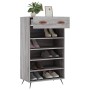 Zapatero madera de ingeniería gris Sonoma 60x35x105 cm de , Armarios y almacenamiento - Ref: Foro24-829586, Precio: 75,14 €, ...