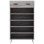 Zapatero madera de ingeniería gris Sonoma 60x35x105 cm de , Armarios y almacenamiento - Ref: Foro24-829586, Precio: 75,14 €, ...