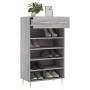 Zapatero madera de ingeniería gris Sonoma 60x35x105 cm de , Armarios y almacenamiento - Ref: Foro24-829602, Precio: 58,52 €, ...