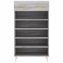 Zapatero madera de ingeniería gris Sonoma 60x35x105 cm de , Armarios y almacenamiento - Ref: Foro24-829602, Precio: 58,52 €, ...