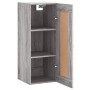 Armario de pared madera de ingeniería gris Sonoma 34,5x34x90 cm de , Aparadores - Ref: Foro24-830482, Precio: 48,11 €, Descue...