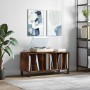 Mueble discos madera contrachapada roble ahumado 100x38x48 cm de , Almacenamiento para CD y DVD - Ref: Foro24-831761, Precio:...