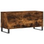 Mueble discos madera contrachapada roble ahumado 100x38x48 cm de , Almacenamiento para CD y DVD - Ref: Foro24-831761, Precio:...