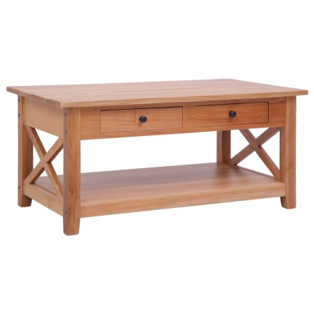 Mesa de centro de madera maciza de caoba 100x55x46 cm de , Mesas de centro - Ref: Foro24-283838, Precio: 226,42 €, Descuento: %