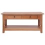 Mesa de centro de madera maciza de caoba 100x55x46 cm de , Mesas de centro - Ref: Foro24-283838, Precio: 226,42 €, Descuento: %