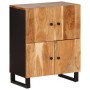 Aparador con 4 puertas madera maciza de acacia 60x33x75 cm de , Aparadores - Ref: Foro24-352918, Precio: 145,38 €, Descuento: %