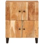 Aparador con 4 puertas madera maciza de acacia 60x33x75 cm de , Aparadores - Ref: Foro24-352918, Precio: 145,38 €, Descuento: %