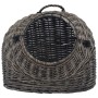 Transportín para gatos sauce natural gris 50x42x40 cm de , Transportines y cajas para mascotas - Ref: Foro24-170905, Precio: ...