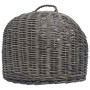 Transportín para gatos sauce natural gris 50x42x40 cm de , Transportines y cajas para mascotas - Ref: Foro24-170905, Precio: ...