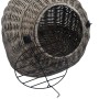 Transportín para gatos sauce natural gris 50x42x40 cm de , Transportines y cajas para mascotas - Ref: Foro24-170905, Precio: ...